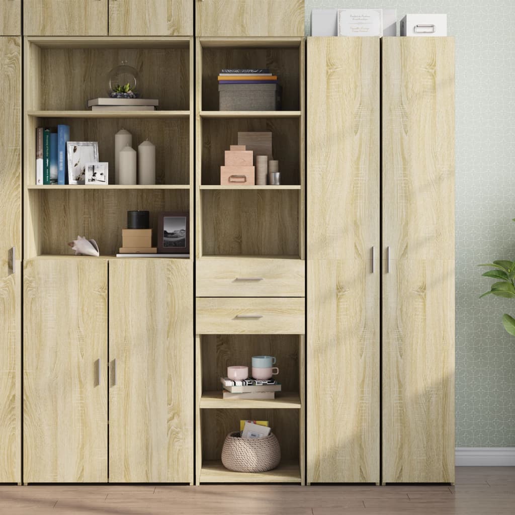 Highboard Sonoma Oak 45x42,5x185 cm Engineered Wood