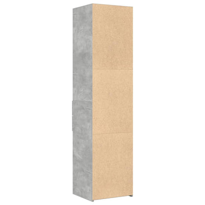 Highboard Concrete Grey 45x42,5x185 cm Engineered Wood