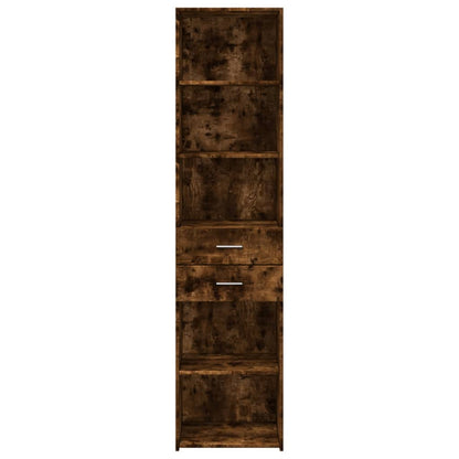 Highboard Smoked Oak 45x42,5x185 cm Engineered Wood