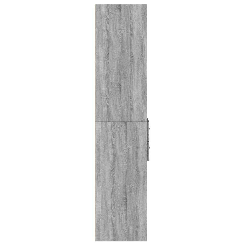 Highboard Grey Sonoma 45x42,5x185 cm Engineered Wood