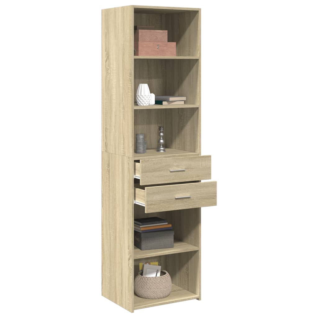 Highboard Sonoma Oak 50x42,5x185 cm Engineered Wood