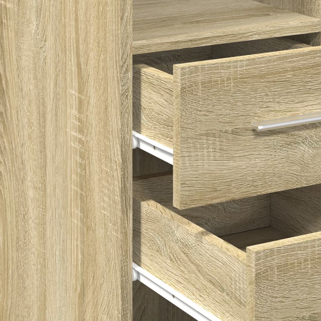 Highboard Sonoma Oak 50x42,5x185 cm Engineered Wood