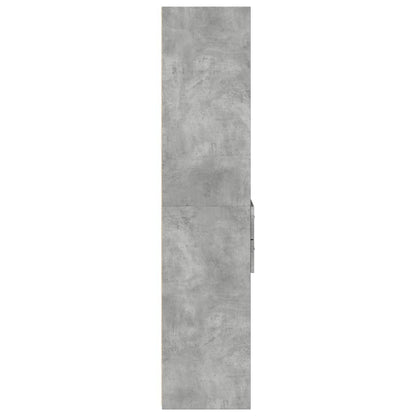 Highboard Concrete Grey 50x42,5x185 cm Engineered Wood