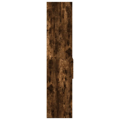 Highboard Smoked Oak 50x42,5x185 cm Engineered Wood