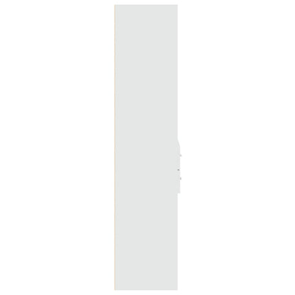 Highboard White 70x42,5x185 cm Engineered Wood