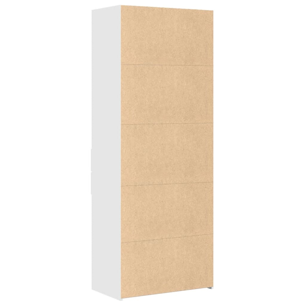 Highboard White 70x42,5x185 cm Engineered Wood