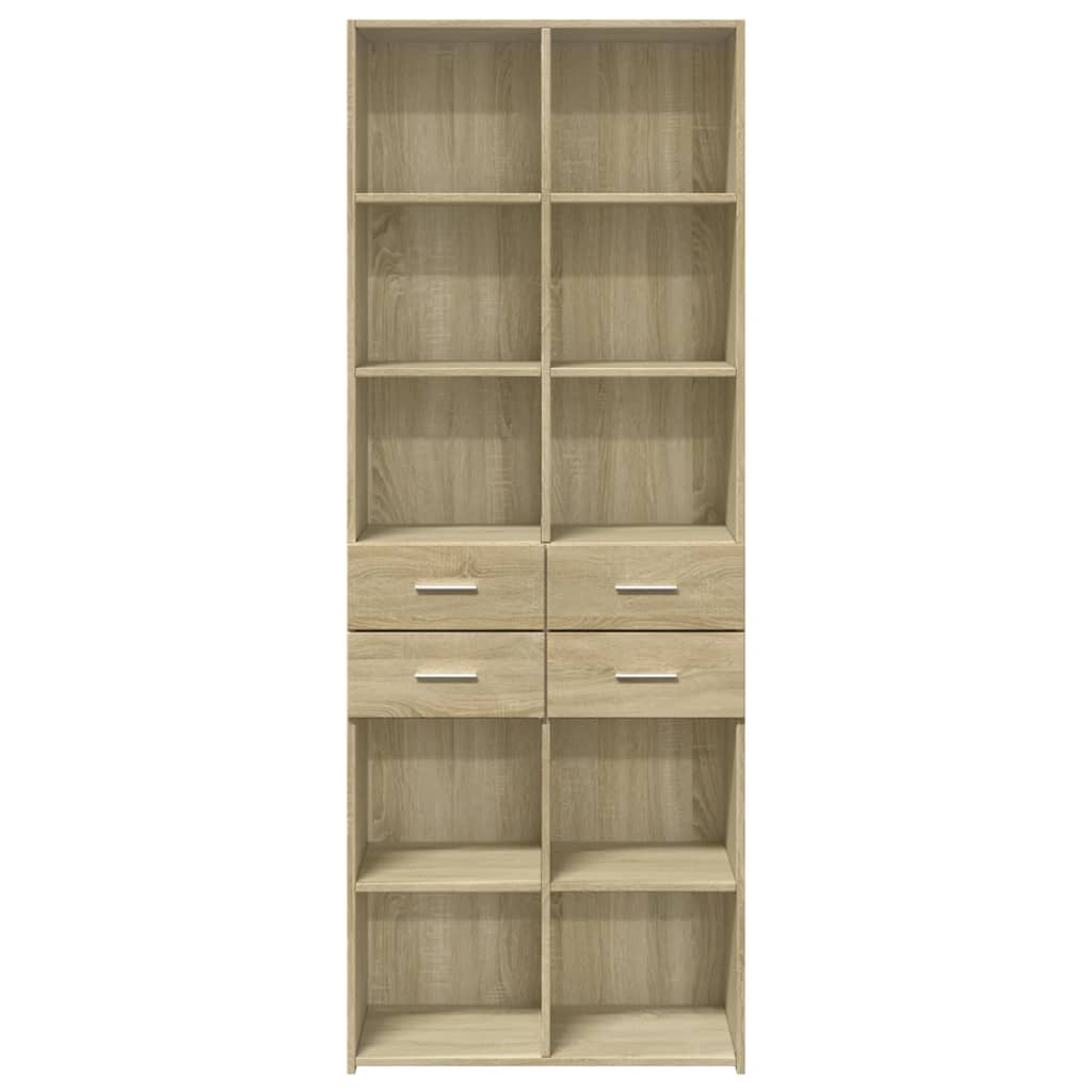Highboard Sonoma Oak 70x42,5x185 cm Engineered Wood