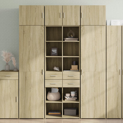 Highboard Sonoma Oak 70x42,5x185 cm Engineered Wood