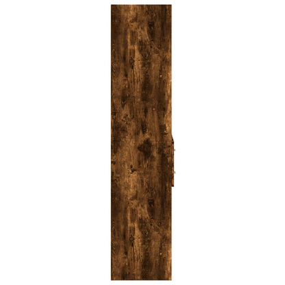 Highboard Smoked Oak 70x42,5x185 cm Engineered Wood