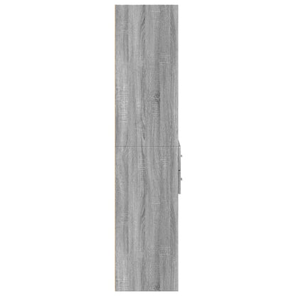 Highboard Grey Sonoma 70x42,5x185 cm Engineered Wood