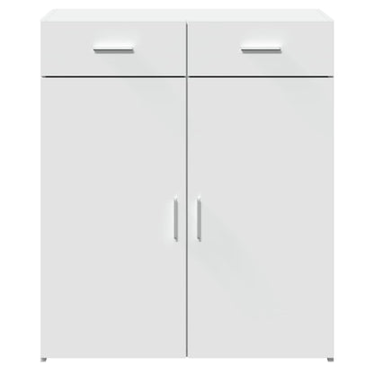 Sideboard White 80x42.5x93 cm Engineered Wood