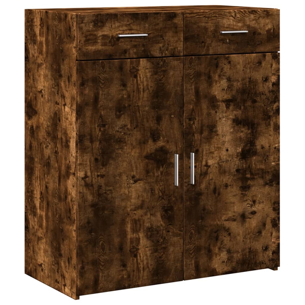Sideboard Smoked Oak 80x42.5x93 cm Engineered Wood