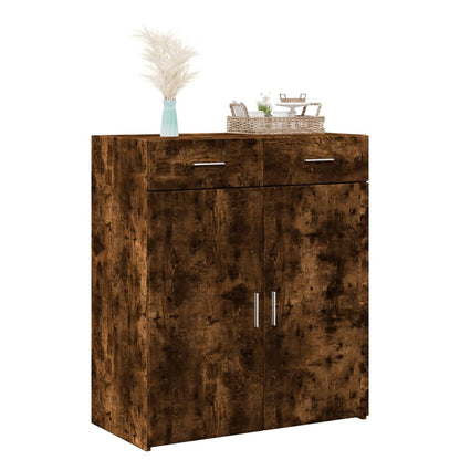 Sideboard Smoked Oak 80x42.5x93 cm Engineered Wood