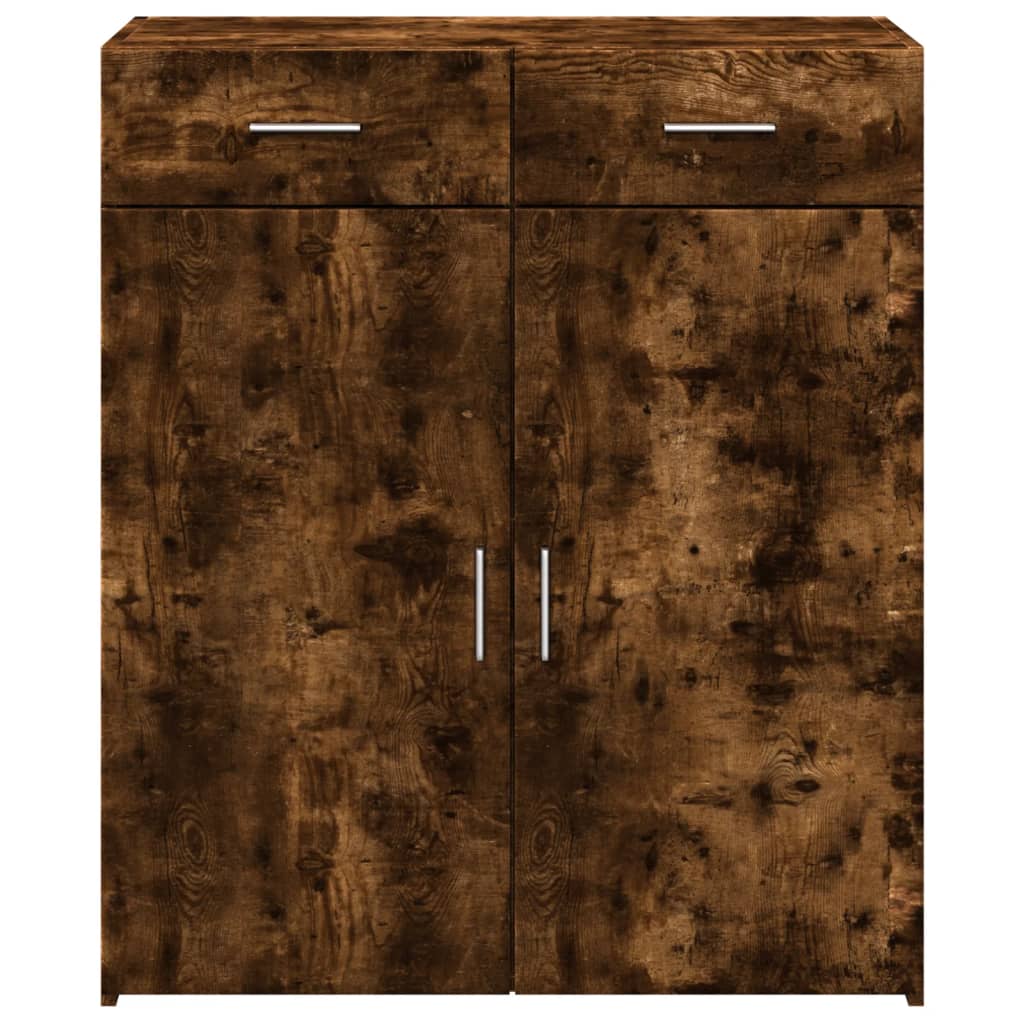 Sideboard Smoked Oak 80x42.5x93 cm Engineered Wood