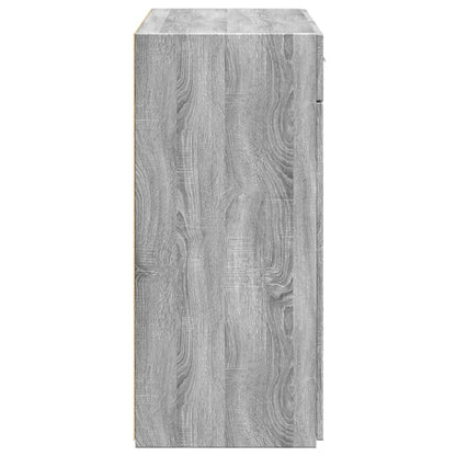 Sideboard Grey Sonoma 80x42.5x93 cm Engineered Wood