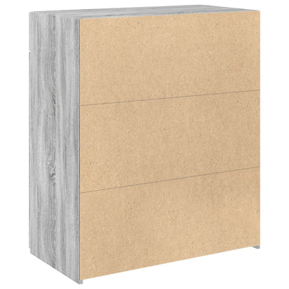 Sideboard Grey Sonoma 80x42.5x93 cm Engineered Wood