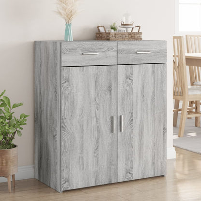 Sideboard Grey Sonoma 80x42.5x93 cm Engineered Wood