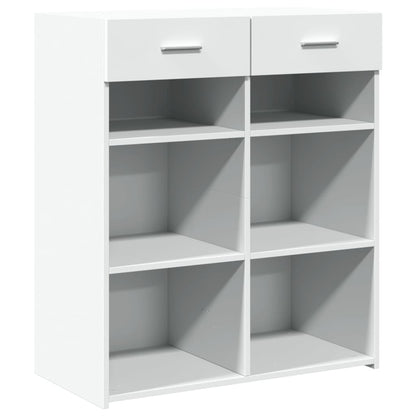 Sideboard White 80x42,5x93 cm Engineered Wood