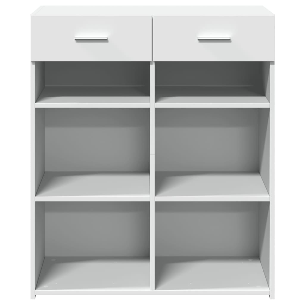 Sideboard White 80x42,5x93 cm Engineered Wood