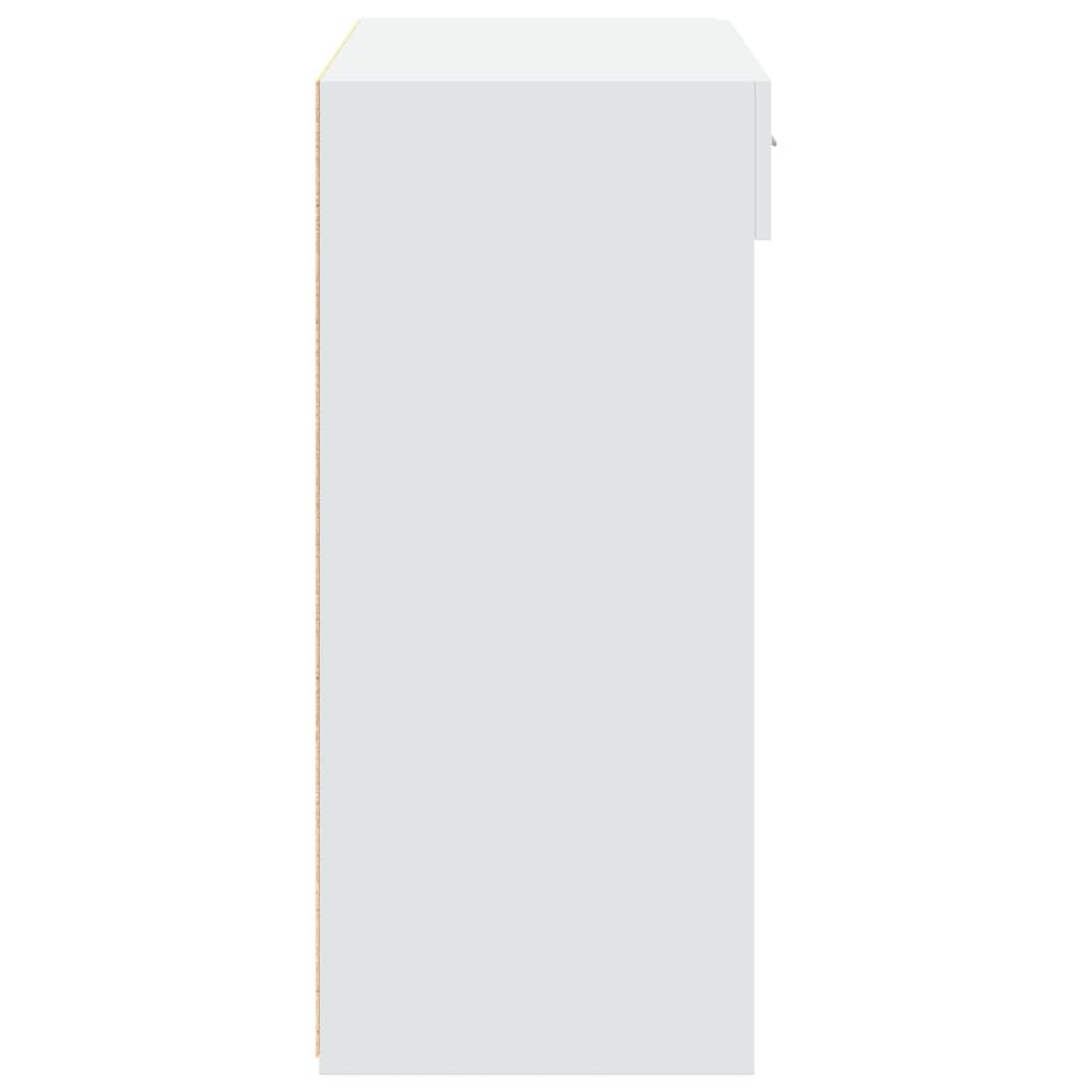 Sideboard White 80x42,5x93 cm Engineered Wood