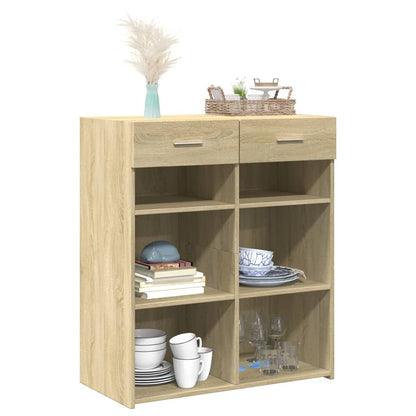 Sideboard Sonoma Oak 80x42,5x93 cm Engineered Wood