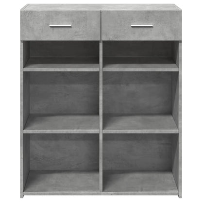 Sideboard Concrete Grey 80x42,5x93 cm Engineered Wood