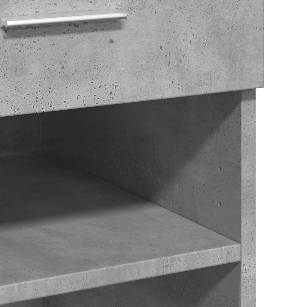 Sideboard Concrete Grey 80x42,5x93 cm Engineered Wood