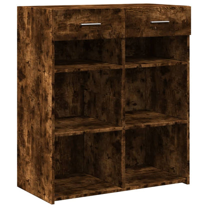 Sideboard Smoked Oak 80x42,5x93 cm Engineered Wood