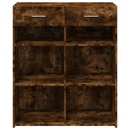 Sideboard Smoked Oak 80x42,5x93 cm Engineered Wood