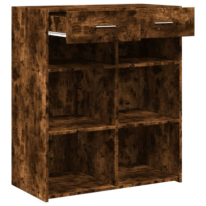Sideboard Smoked Oak 80x42,5x93 cm Engineered Wood