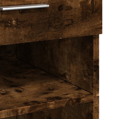Sideboard Smoked Oak 80x42,5x93 cm Engineered Wood