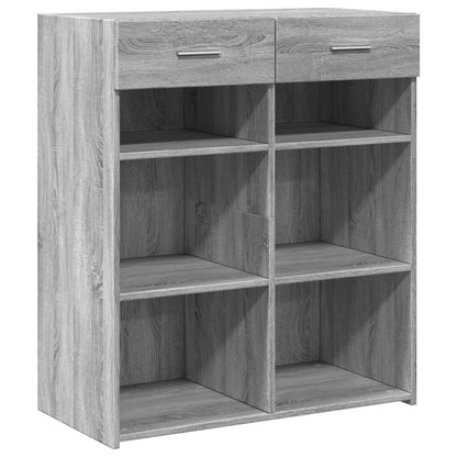 Sideboard Grey Sonoma 80x42,5x93 cm Engineered Wood
