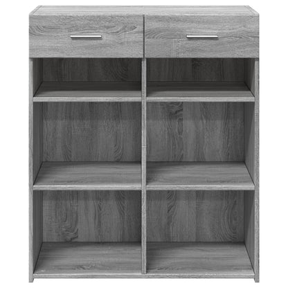 Sideboard Grey Sonoma 80x42,5x93 cm Engineered Wood