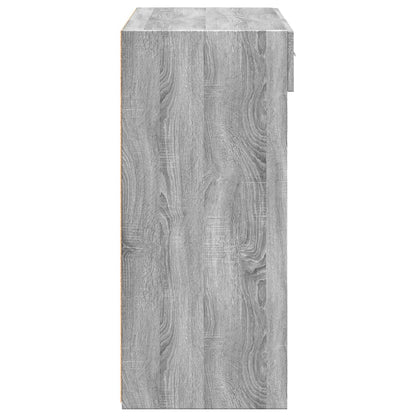 Sideboard Grey Sonoma 80x42,5x93 cm Engineered Wood
