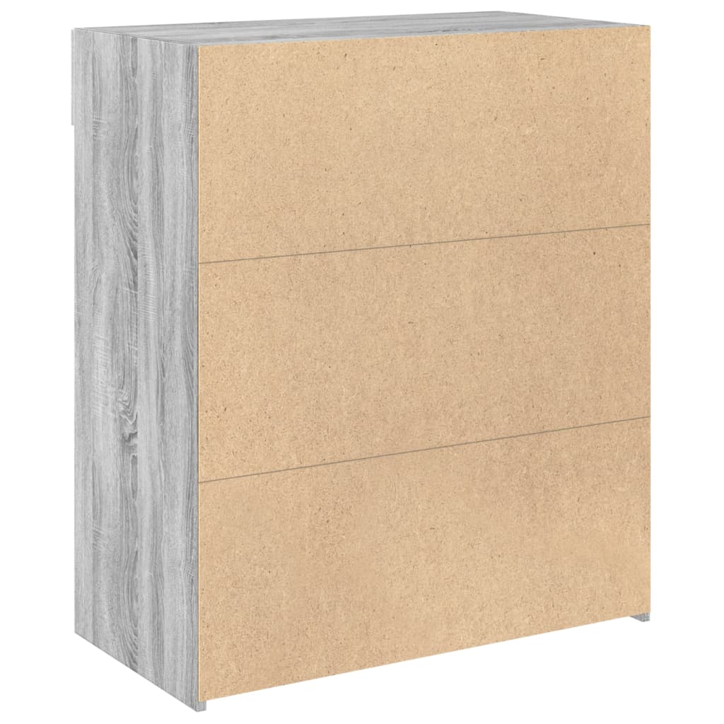 Sideboard Grey Sonoma 80x42,5x93 cm Engineered Wood