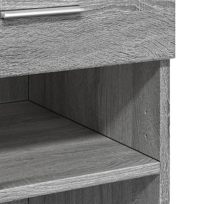 Sideboard Grey Sonoma 80x42,5x93 cm Engineered Wood
