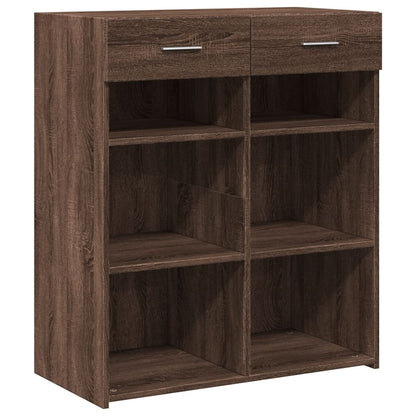 Sideboard Brown Oak 80x42,5x93 cm Engineered Wood