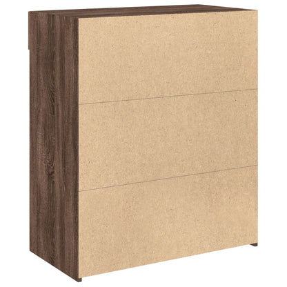 Sideboard Brown Oak 80x42,5x93 cm Engineered Wood