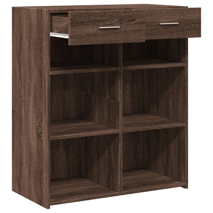 Sideboard Brown Oak 80x42,5x93 cm Engineered Wood