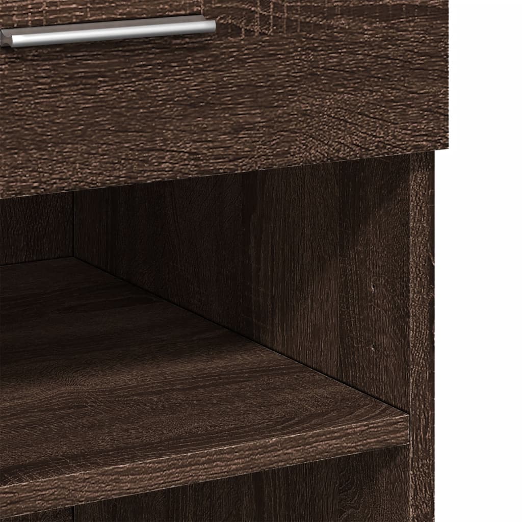 Sideboard Brown Oak 80x42,5x93 cm Engineered Wood