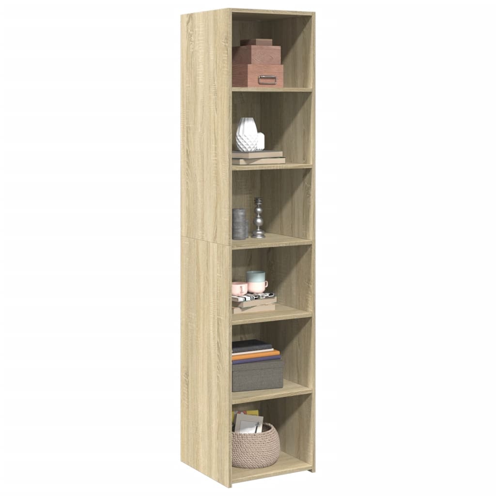 Highboard Sonoma Oak 40x41x185 cm Engineered Wood