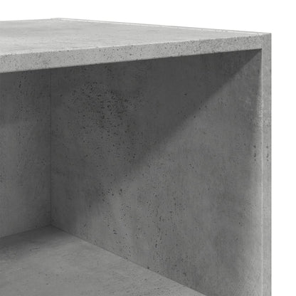 Highboard Concrete Grey 45x41x185 cm Engineered Wood