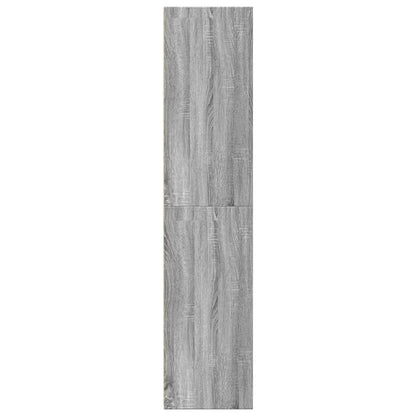 Highboard Grey Sonoma 45x41x185 cm Engineered Wood