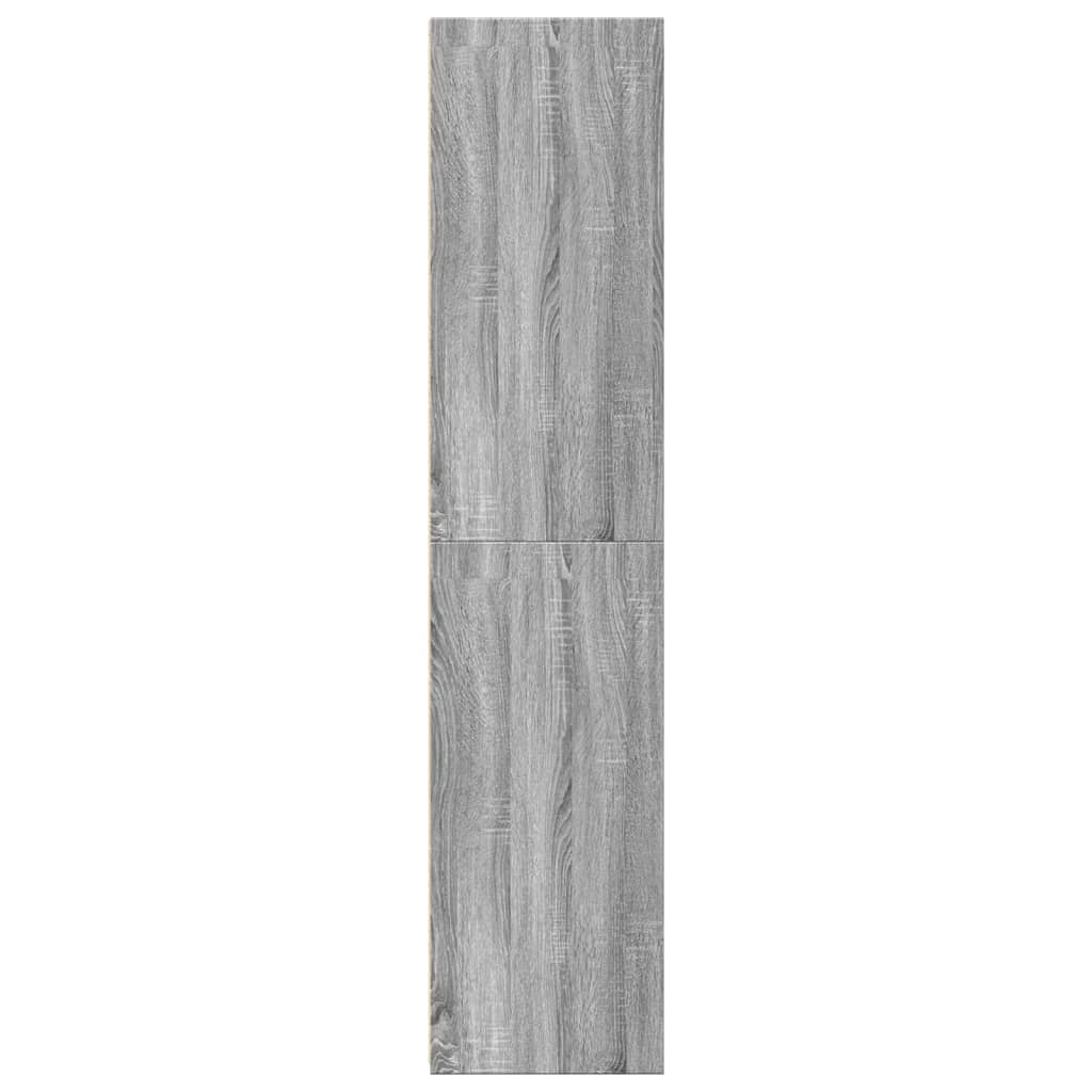 Highboard Grey Sonoma 50x41x185 cm Engineered Wood