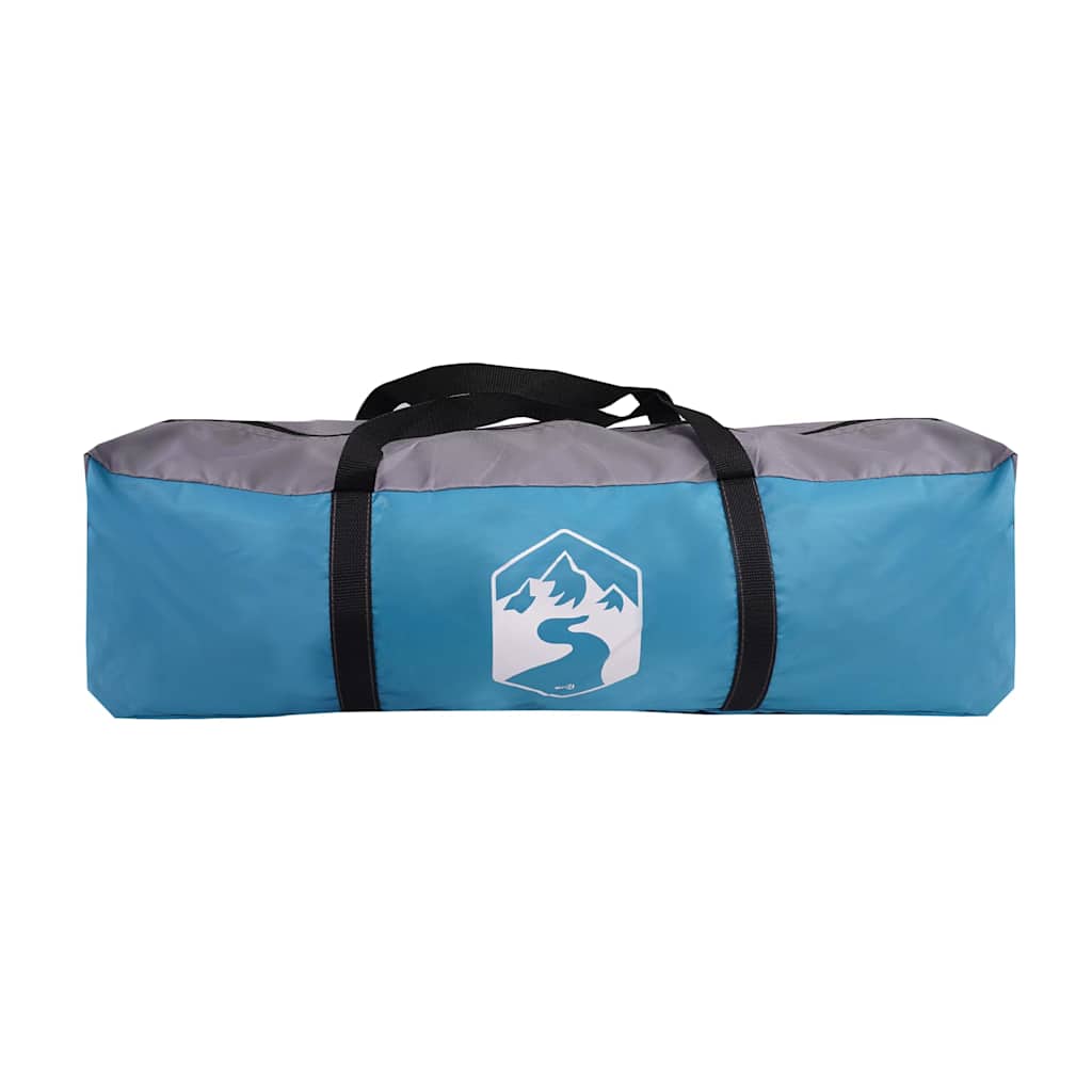 Family Tent Dome 6-Person Blue Waterproof