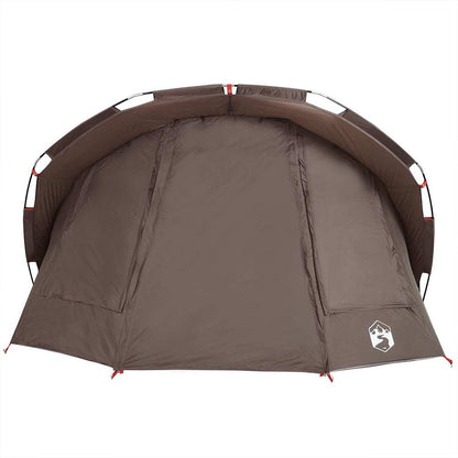 Fishing Tent 5-Person Brown Waterproof