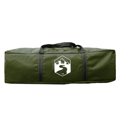 Camping Tent Tunnel 4-Person Green Waterproof