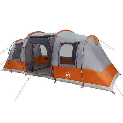 Family Tent Tunnel 6-Person Grey Waterproof