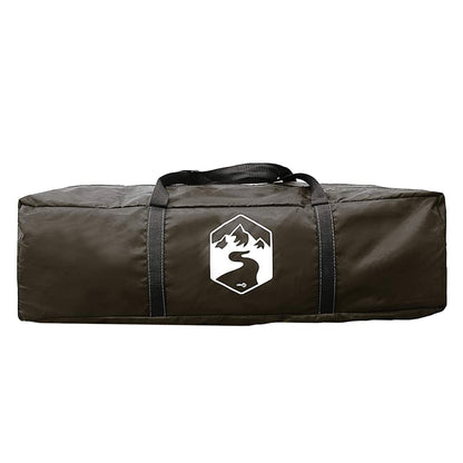 Family Tent Tunnel 6-Person Brown Waterproof