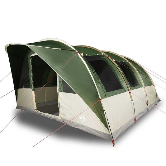 Camping Tent Tunnel 5-Person Green Waterproof